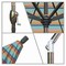 California Umbrella 7.5' Grey Aluminum Market Patio Umbrella, Sunbrella Gateway Mist 194061338155 - alternate 2